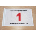 Golf Course Flag White for Printing